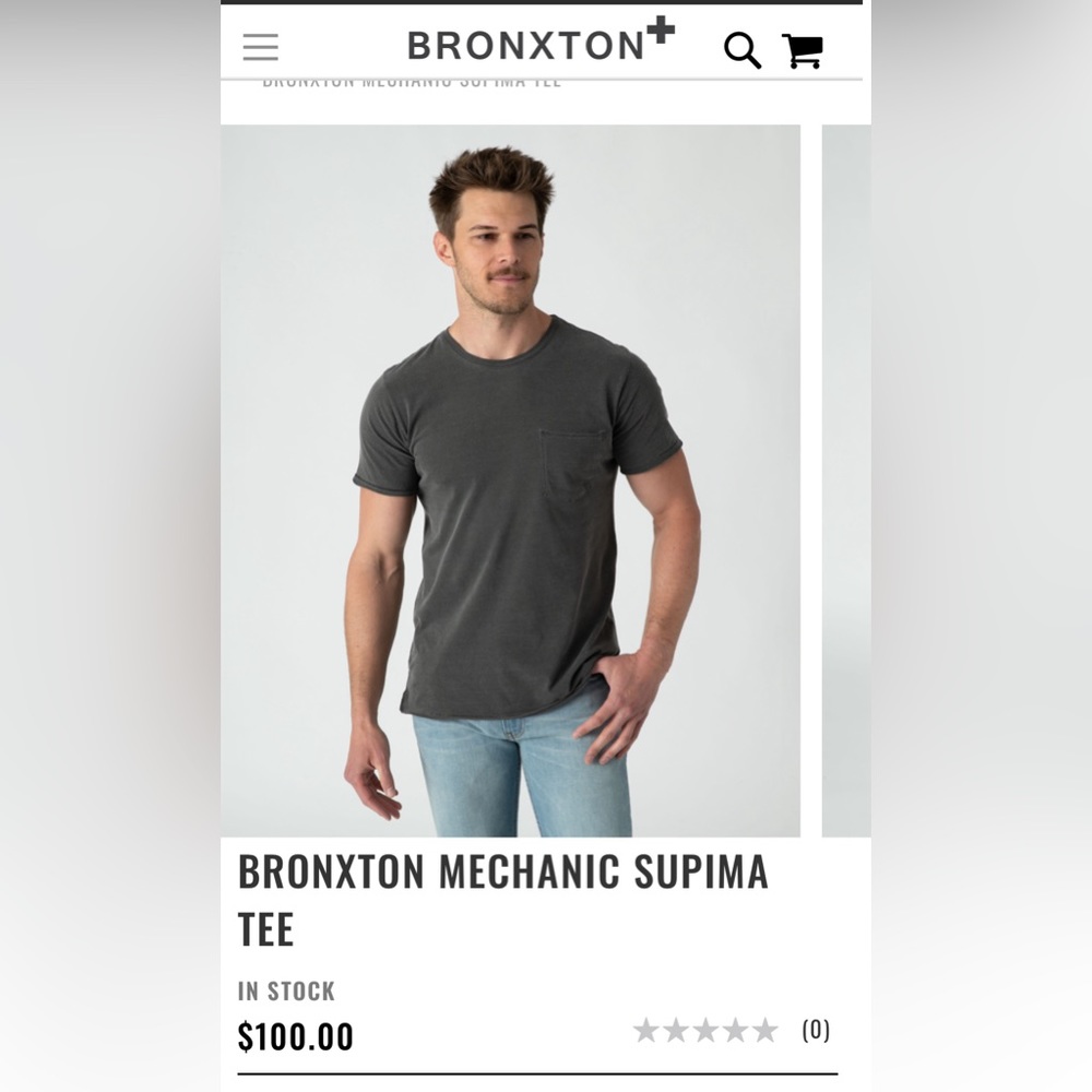 See what all the hype is about. This $100 Bronxton T shirt could be yours